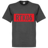 Retake RTK06 Bar T-Shirt - Donker Grijs - L