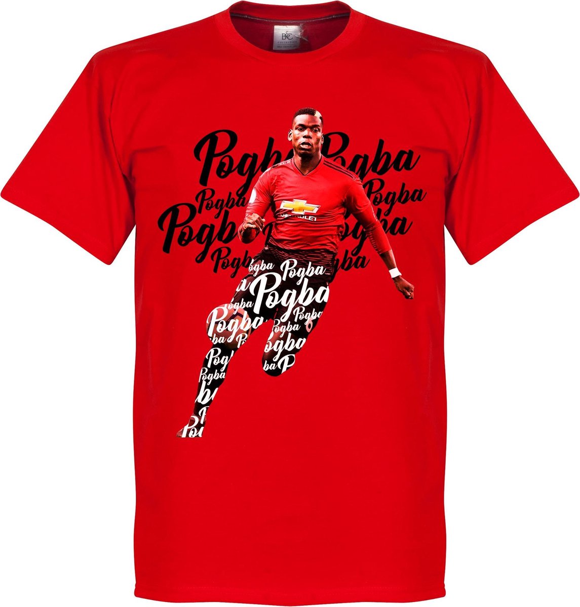 Pogba Script T-Shirt - Rood - S