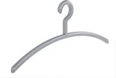 De Kledinghanger Gigant - 2 x Garderobehanger Elegance kunststof zilver, 45 cm