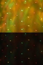 Verlichtings net 100 x 150 cm met 96 lampjes rood/geel/groen