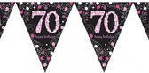 Vlaggenlijn 70 Sparkling celebrations roze 4 meter