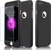 Full Body Slim Fit 360 graden Lichtgewicht harde beschermende huid hoesje Case voor iPhone 7 4.7 Zwart