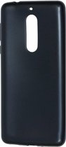 Nokia 7 zwart matt silicone tpu hoesje