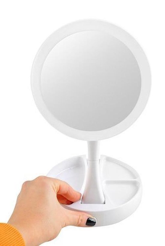 Miroir de maquillage avec éclairage LED - Miroir de voyage Miroir de Visage  - Miroir... | bol.com