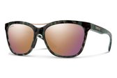 Smith Cavalier Zonnebril Unisex Gepolariseerd Groen/roze/gou