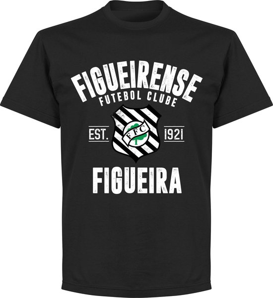 Figueirense Established T-Shirt - Zwart - 5XL