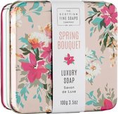 Scottish Fine Soaps Soap In A Tin Floral Spring Bouquet Zeep 100gr