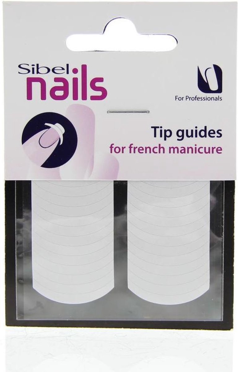 Sibel Nails French Manicure Tip Guides French Manicure Sticker Ref.61010 70 1pakket