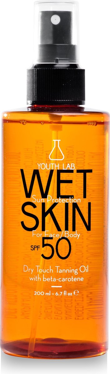 YOUTH LAB. Wet Skin Sun Protection SPF 50 zonnebrandspray 200 ml Waterbestendig Lichaam