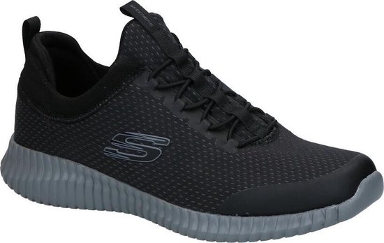 Skechers Elite Flex Belburn Zwarte Slip-on Sneakers Heren 44 | bol.com
