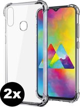 Samsung Galaxy A10e Hoesje Shock Hoes Siliconen Case Cover - 2 PACK