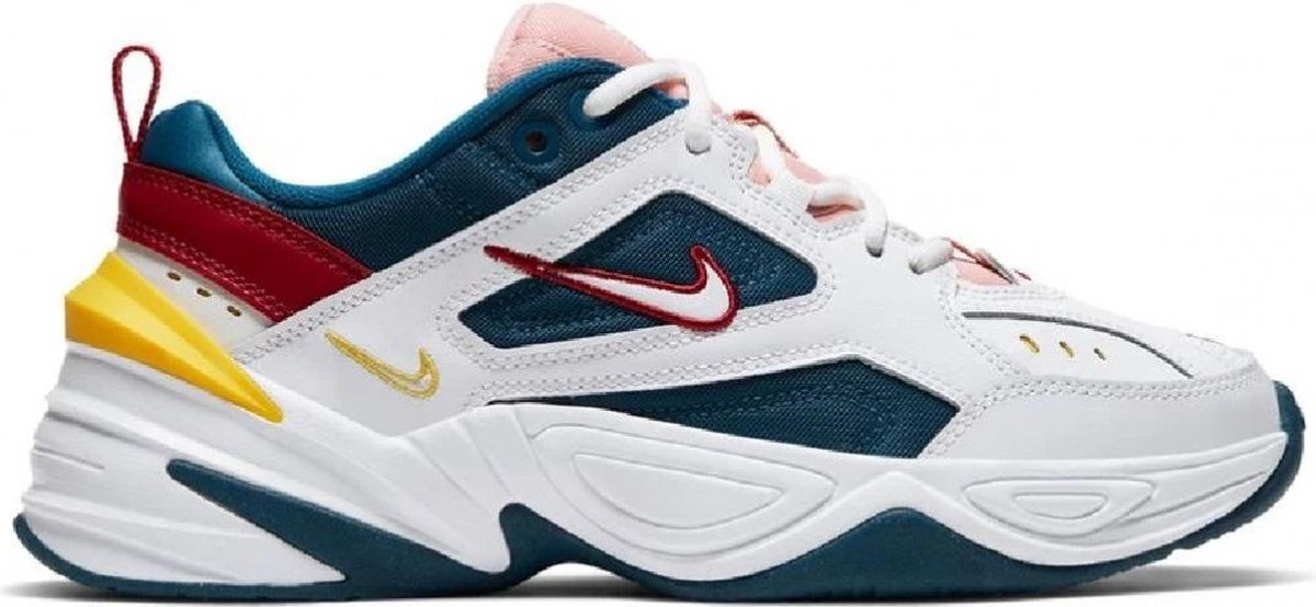 Nike Sneakers - Maat 38.5 - Unisex - wit/blauw/rood/geel/roze | bol.com