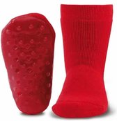 Ewers anti-slip sokken Stoppi uni rood Maat: 27-28