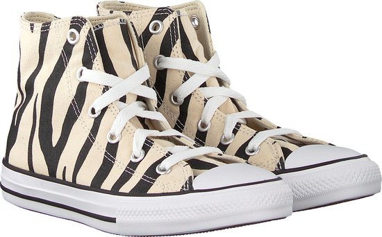 Converse Meisjes Hoge sneakers Chuck Taylor All Star Hi Kids - Beige - Maat  33 | bol.com