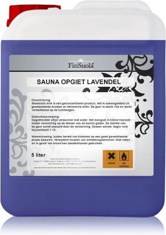 Foto: Finsuola sauna opgietmiddel lavendel 5 liter