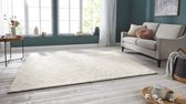 Handgetuft hoogpolig vloerkleed Supersoft - crème 120x170 cm