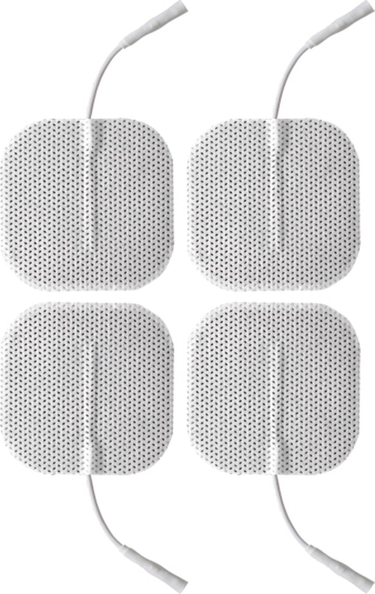 Square Self Adhesive Pads - 4 pack - elektronische stimulatie