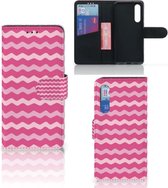 Xiaomi Mi 9 SE Telefoon Hoesje Waves Pink