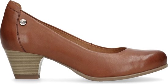 cognac color pumps