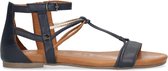 No Stress - Dames - Blauwe sandalen met bandjes - Maat 38