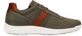 No Stress - Heren - Groene nubuck sneakers - Maat 43