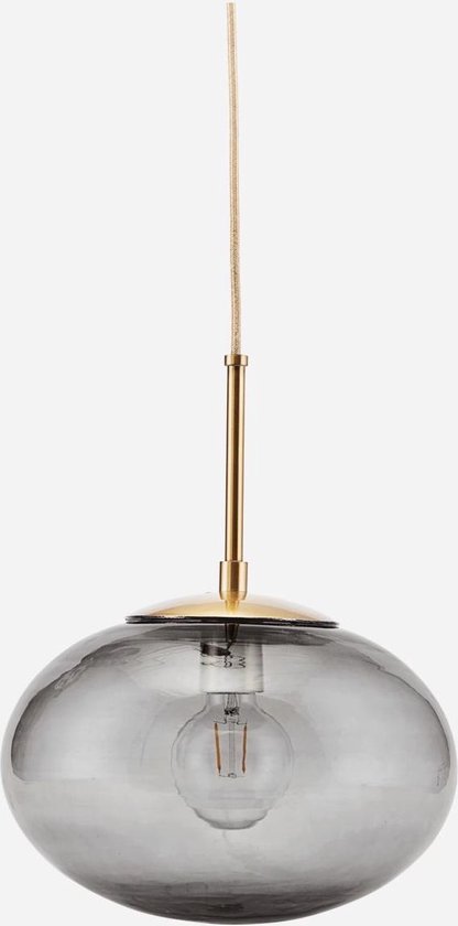 House Doctor Hanglamp Opal Grijs 35 x ⌀30 2,5m snoer | bol.com