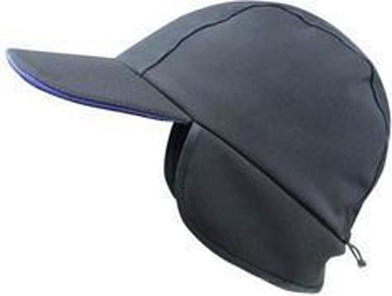 Softshell cap met oorwarmer, zwart
