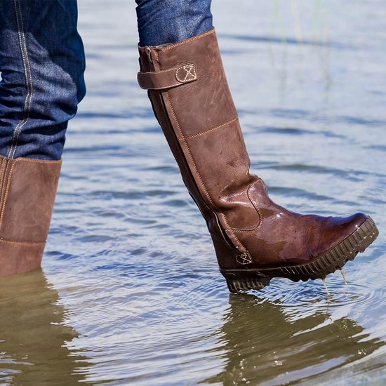 | Outdoor laarzen ZOO Heren – d. Bruin – 100 Outdoorlaarzen voor heren Vince. Waterdicht leer. Hoog