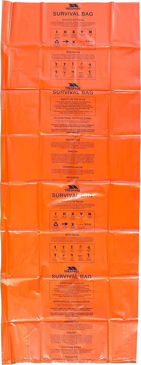 Trespass Radiator - Survival Bivi Bag Oranje