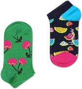 Happy Socks Kids 2-Pack Watermelon Low Sock, 12-24 mnd, Maat 22/24