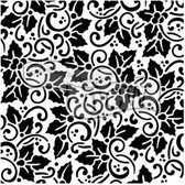 Hobbysjabloon - Template 6x6" 15x15cm holly background