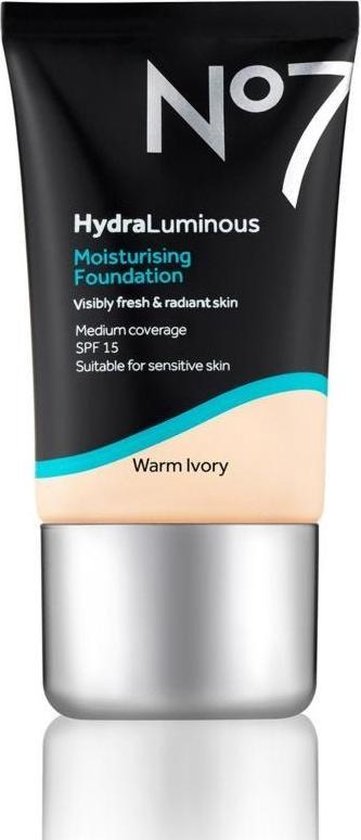 Bol Com No7 Hydraluminous Moisturising Foundation Warm Ivory Spf15