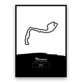 Circuitposter - Grand Prix - Monaco - Formule 1