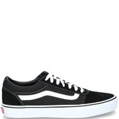 Vans Ward Suede Canvas Heren Sneakers - Black/White - Maat 39
