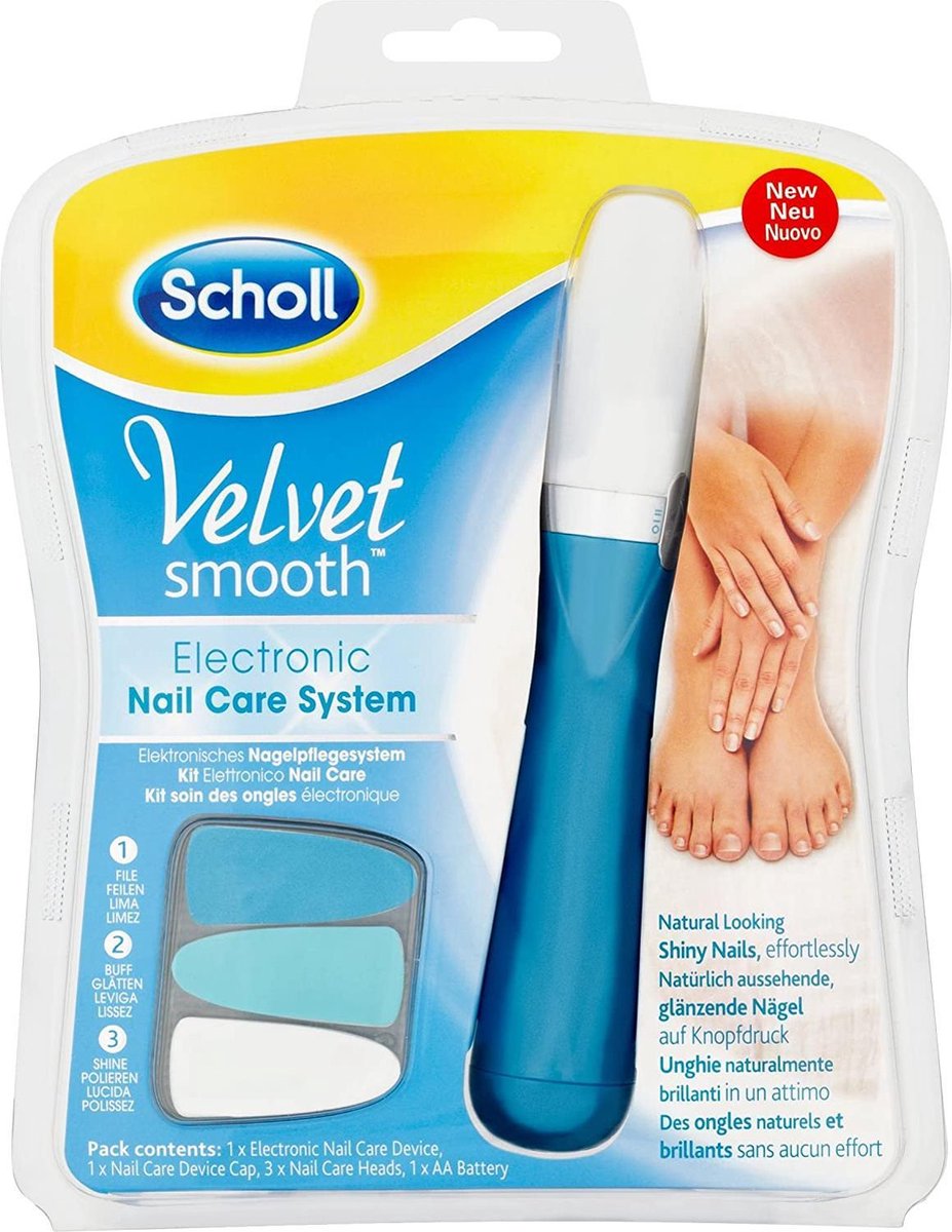 Pijnboom Recensie Miniatuur Scholl Velvet smooth Nail Care System | bol.com
