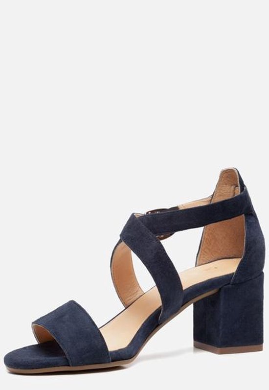 Linea Zeta Sandalen met hak blauw - Maat 42 | bol.com
