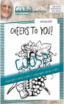 COOSA Crafts Clear stamp - Fusion #9 Wine cork