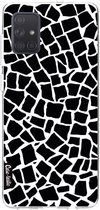 Casetastic Samsung Galaxy A71 (2020) Hoesje - Softcover Hoesje met Design - British Mosaic Black Print