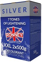 Ronney Professional dust free bleaching powder Silver 2x500g