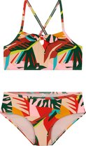 Shiwi Girls scoop top bikini Fangipani - multi colour - 128