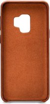 Samsung Galaxy S9 Hoesje - Senza - Desire Serie - Echt Leer Backcover - Burned Cognac - Hoesje Geschikt Voor Samsung Galaxy S9