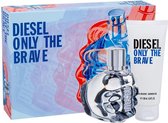 Diesel Only The Brave Geschenkset 50ml EDT + 100ml Douchegel