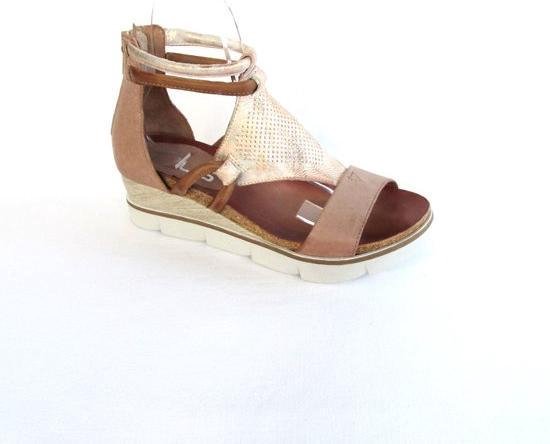 MJUS Dames Sleehak Sandalen in Geel online kopen