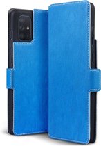 Qubits - slim wallet hoes - Samsung Galaxy A71 - Lichtblauw