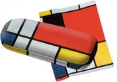 Bekking & Blitz - Brillenkoker - Brillenetui - Inclusief brillendoekje - Kunst - Composition with Large Red Plane - Piet Mondriaan - Kunstmuseum Den Haag