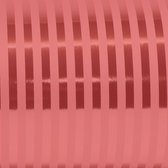 Inpakpapier Rood/roze Gemetalliseerde strepen 50cm x 100mtr