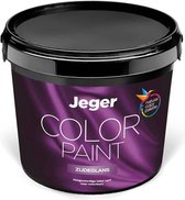 Jeger muurverf Zijdeglans voor binnen - 1 liter - Kleur Zuiver oranje (RAL 2004)
