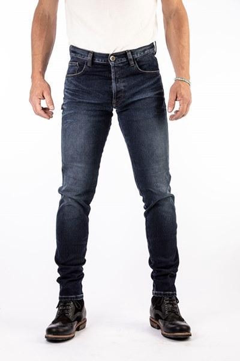 ROKKER Rokkertech Slim Dark Blue Motorcycle Jeans L36/W31