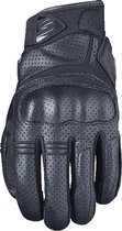 Five RS2 Black Motorcycle Gloves XL