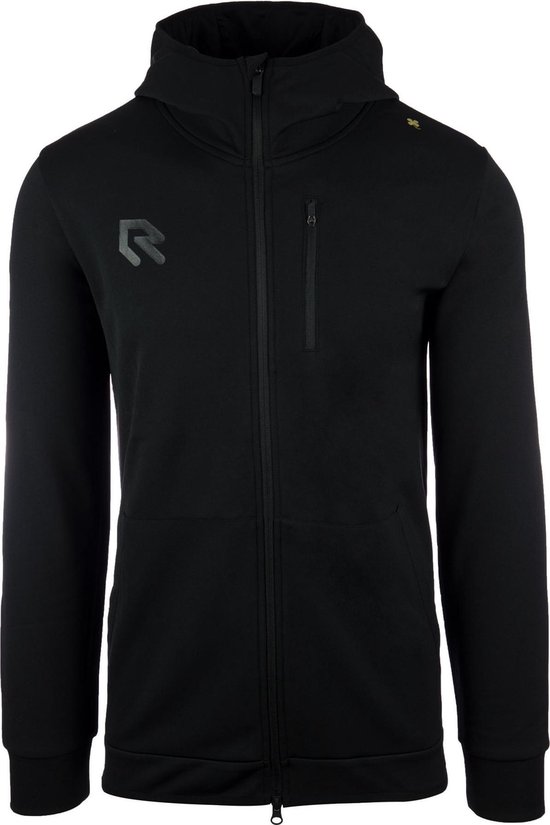 Robey Off Pitch Jacket Voetbaljas Black Maat 128 Robey Off Pitch Jacket Voetbaljas Black Maat 128